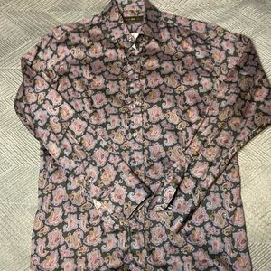 Etro paisley print button down shirt